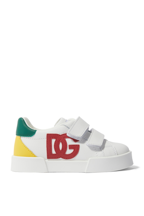 Kids First Steps Leather Portofino Sneakers